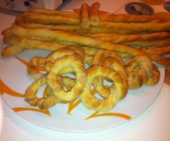 Grissini cacio e pepe con pasta madre