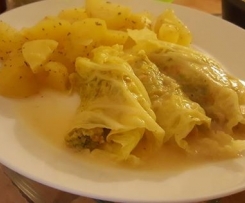 INVOLTINI DI VERZA E ORATA