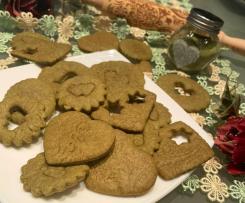 Biscotti al tè matcha senza burro