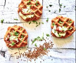 Waffle veg salati