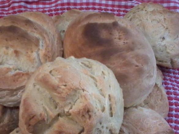 Panini Farina Bianca e di Grano Duro Semplice Impasto base