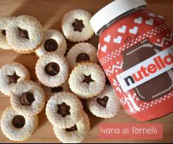 BISCOTTI DI PASTA FROLLA ALLA NUTELLA