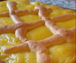Crostata con crema al limone