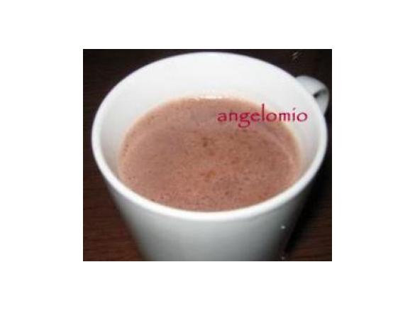 Cioccolata calda con biscotto 