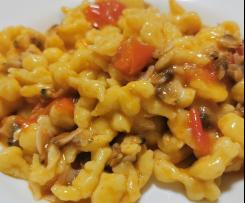 SPATZLE POMODORINI E VONGOLE