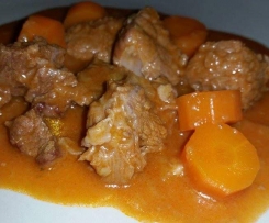 Spezzatino di manzo con carote