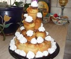 babele bianca di meringhe e cioccolato