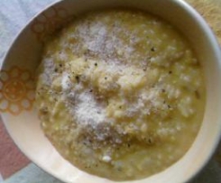 Risotto zucca e pancetta