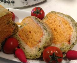 Focaccia arrotolata multicolor multisapor / contest tricolore