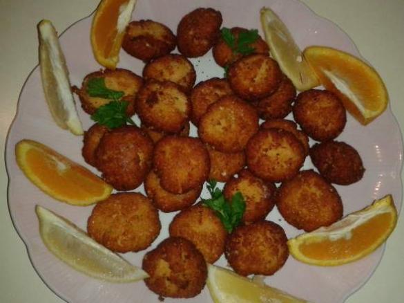 POLPETTE DI PESCE CON ARANCIA E LIMONE