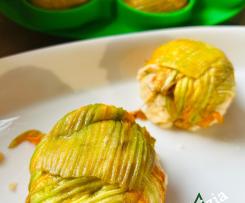 Gattò di patate e fiori di zucca a varoma