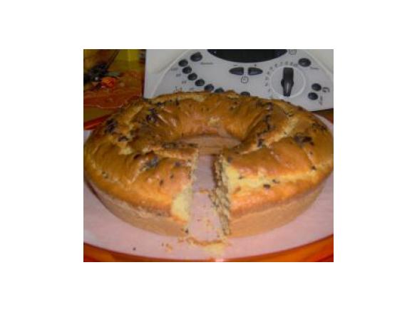 ciambella con gocce di cioccolato