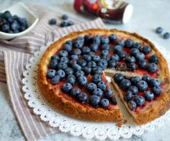 Cheesecake ai mirtilli senza uova