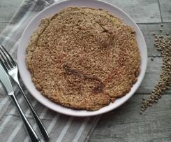 Piadina semplice di sole lenticchie