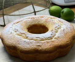 Ciambella soffice lime e panna acida
