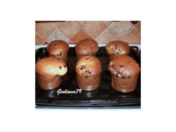 PANETTONCINI CON GOCCE DI CIOCCOLATO (NATALE)