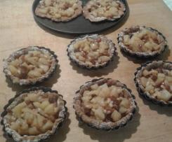 Crostatine con farina di castagne  e mele (dieta dei gruppi sanguigni)