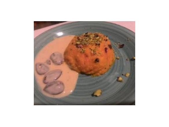 Budino di carote con salsa al cioccolato bianco e mandorle - Contest budino fatto in casa