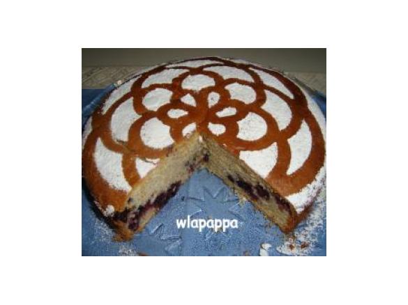 Torta al grano saraceno e mirtilli