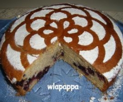 Torta al grano saraceno e mirtilli