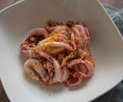 Moscardini agli agrumi sottovuoto