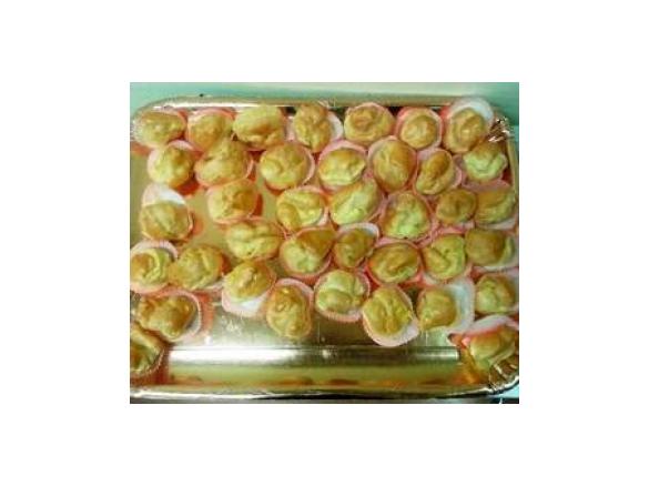 Bignè di S. Giuseppe all’amaretto finger food