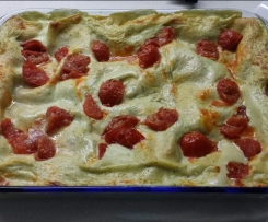 lasagne pesto e pomodorini pachino