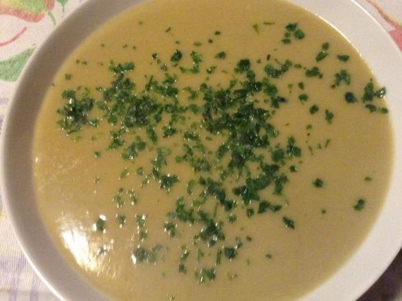 Vellutata di carciofi leggera