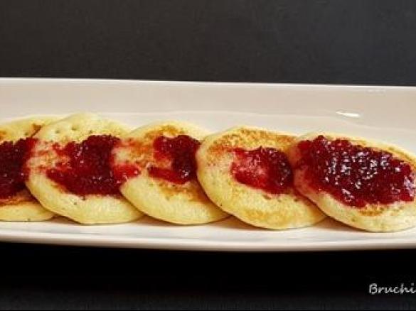 Mini pancake con salsa alle ciliegie "contest ciliegie"