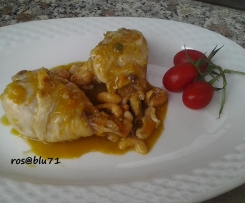 Coscette  di Pollo con Anacardi 