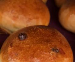 Brioches con goccioline di cioccolato