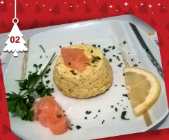 Flan al salmone affumicato - Natale