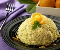 Cupola di riso al mandarino e Grand Marnier