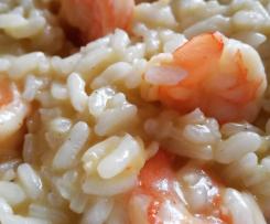 Risotto gamberi e mandarino