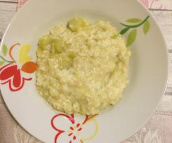 Risotto con porri e taleggio