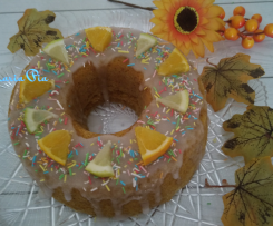 Ciambella cotta a varoma con zucca e nocciole al profumo di arancia e limone