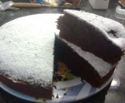 torta al cioccolato senza burro nè uova:buonissima!