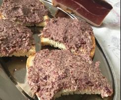 Crostini radicchio e speck