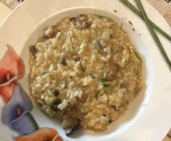 RISOTTO PORCINI TARTUFO E CROSTE DI PARMIGIANO
