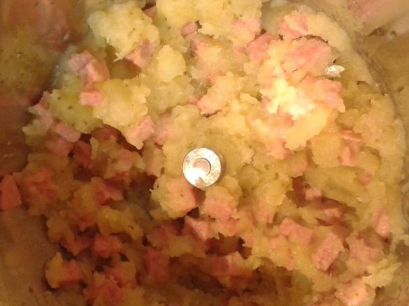 Patate con rosmarino e prosciutto cotto 