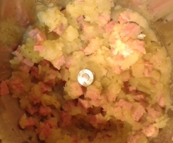 Patate con rosmarino e prosciutto cotto 