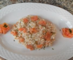 Risotto con Salmone e Spumante Brut