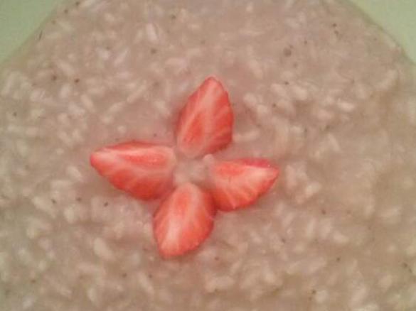 Risotto alle fragole light