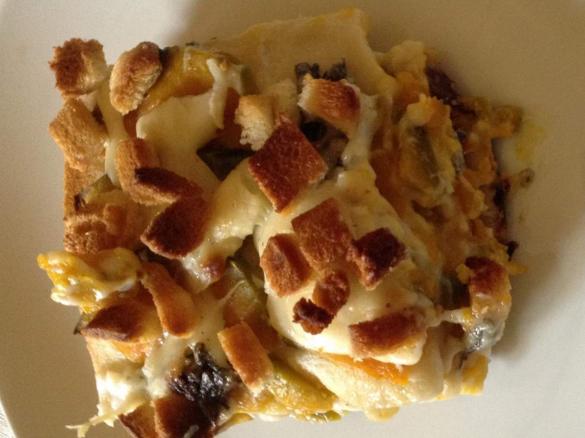 Lasagne zucca e gorgonzola