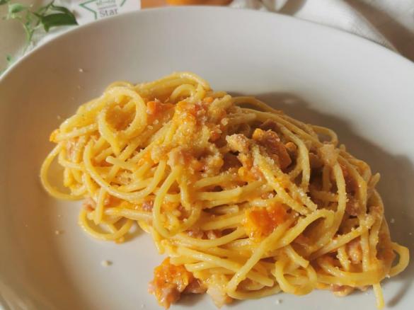 SPAGHETTI ALLA  CARBONARA DI CACHI