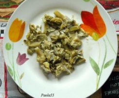 Spicchi di carciofi alla romana