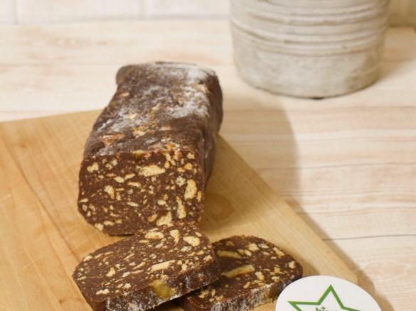 Salame di cioccolato al caffè