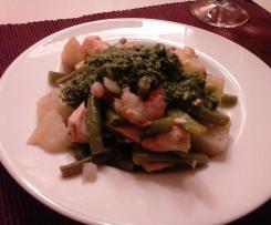 Insalata con salmone e gamberi rossi - contest insalata di pesce