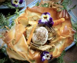 Cestini di pasta fillo ripieni di verdure (Ed è primavera)