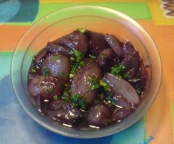 Scalogni in agrodolce